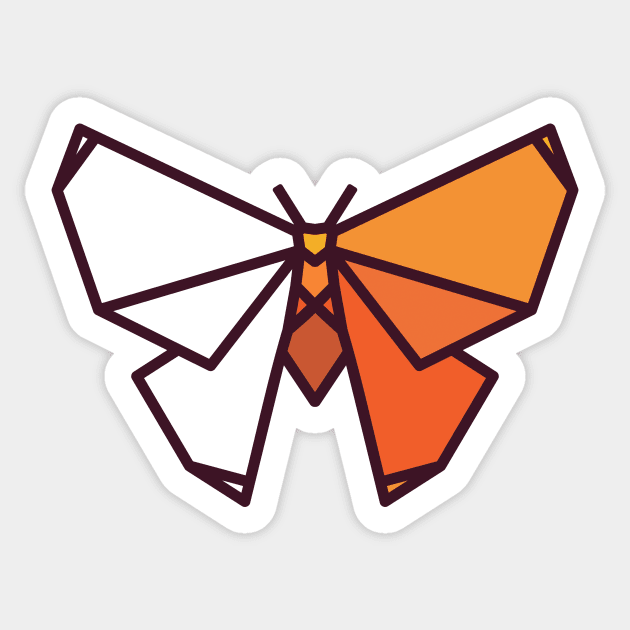 Butterfly Sticker by Purplehate